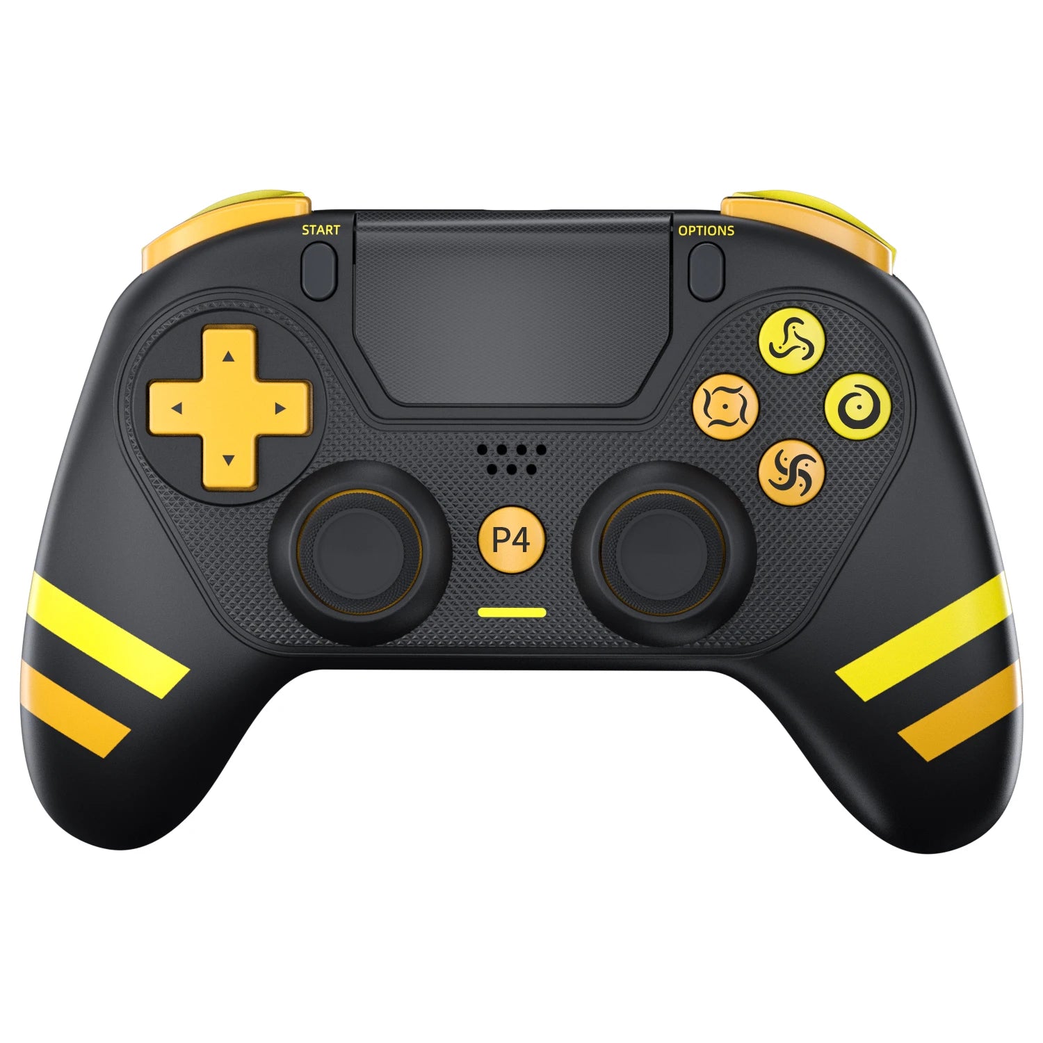 Wireless Game Controller with Light Bar for PS4. PS5 & Android