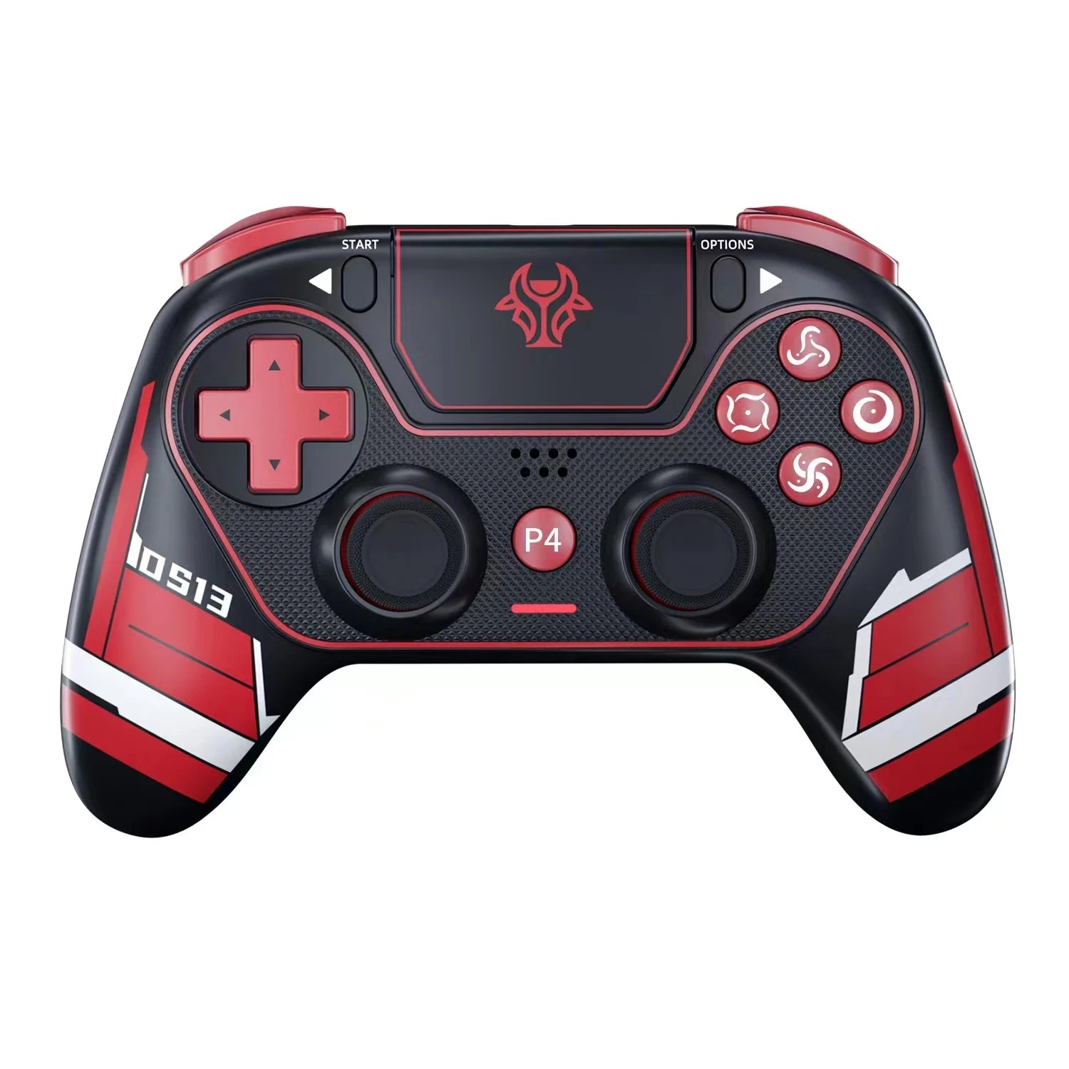Wireless Game Controller with Light Bar for PS4. PS5 & Android