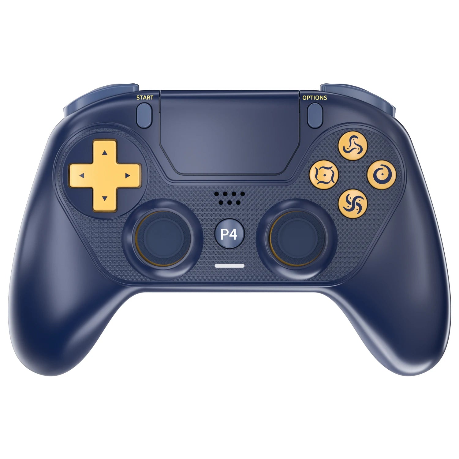Wireless Game Controller with Light Bar for PS4. PS5 & Android