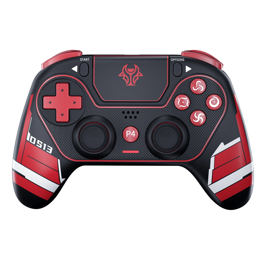 Wireless Game Controller with Light Bar for PS4. PS5 & Android